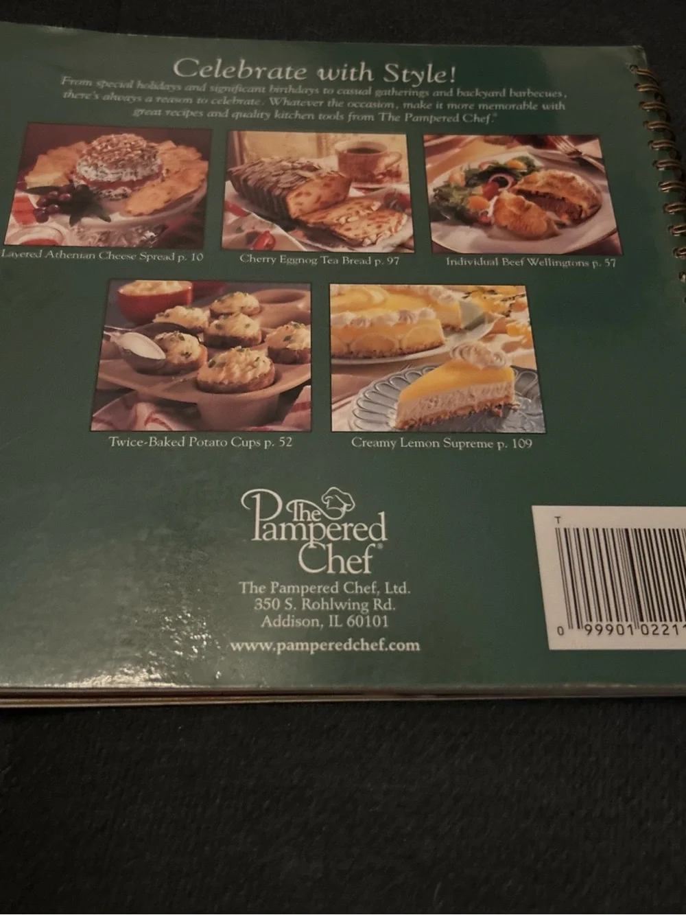 Pampered Chef Spiral Recipe Books Lot of 2. Kids in the kitchen’s and celebrate